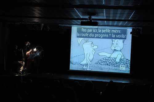 Pierre Fenichel & Raphael Imbert (5e Rencontres Internationales Sciences et Cin�mas - RISC) en concert